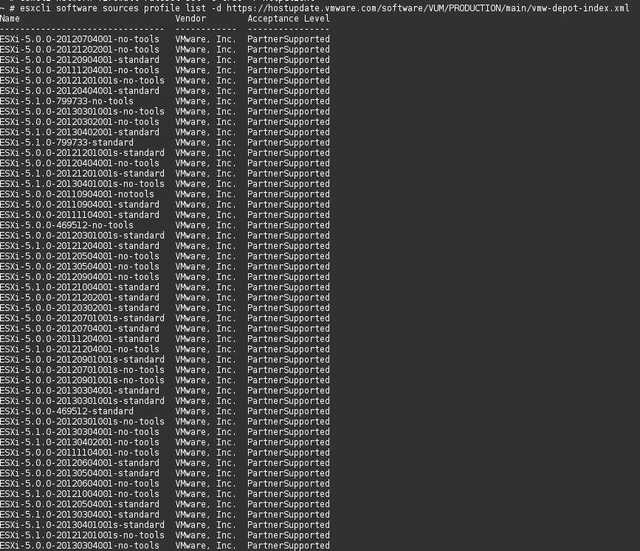 iHost patch listing