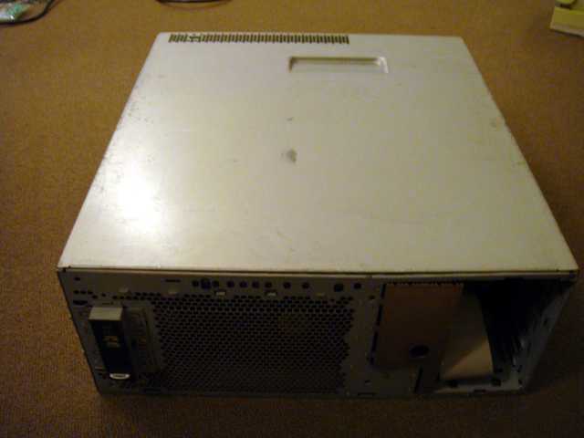 hp zx2000 case front
